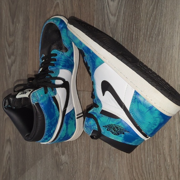 Nike Air Jordan 1 Tennis Shoes Og Tye Dye Shoes - Picture 2 of 12